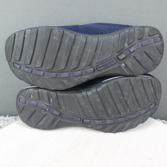 LL Bean Mesh Knit Sneaker Clog Women’s Size 9.5 Wide Blue Breathable Slip‑On - Picture 7 of 8